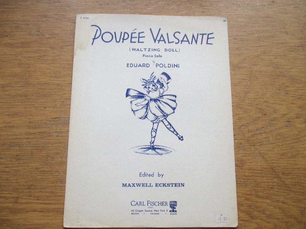 Poupée Valsante (Waltzing Doll) - Eduard Poldini - piano, Gebruikt, Klassiek, Ophalen of Verzenden, Artiest of Componist