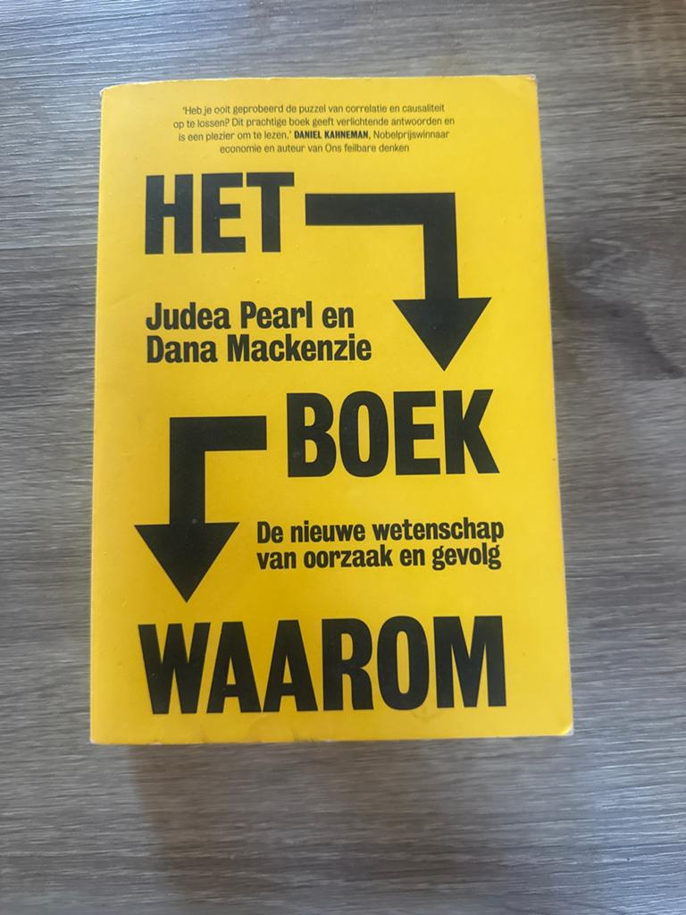 Het Boek Waarom - Judea Pearl & Dana Mackenzie, Ophalen of Verzenden, Zo goed als nieuw, Natuurwetenschap
