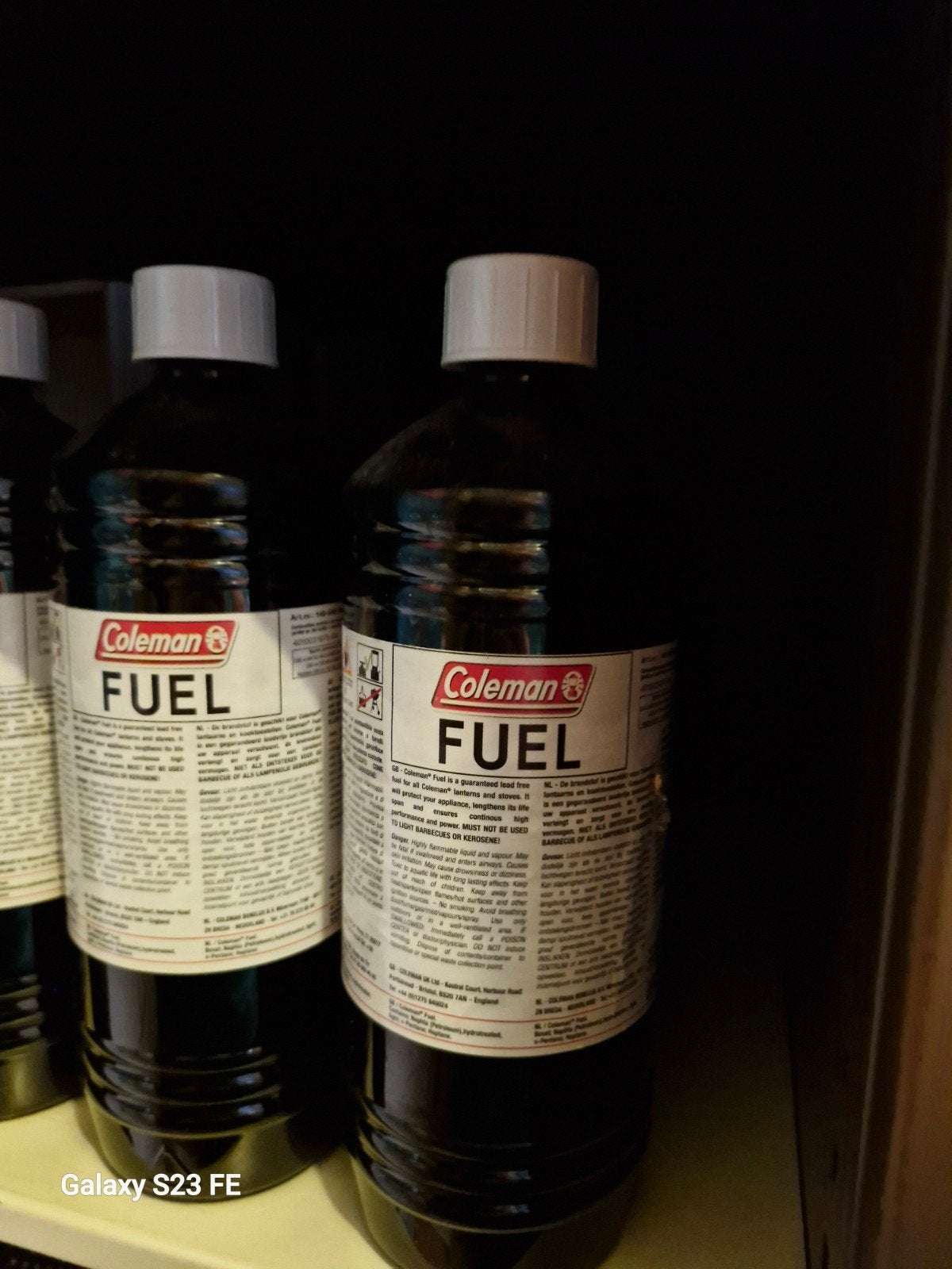 4x Coleman Fuel 1 liter - Nieuw en Ongeopend, Caravans en Kamperen, Kampeeraccessoires, Ophalen, Nieuw