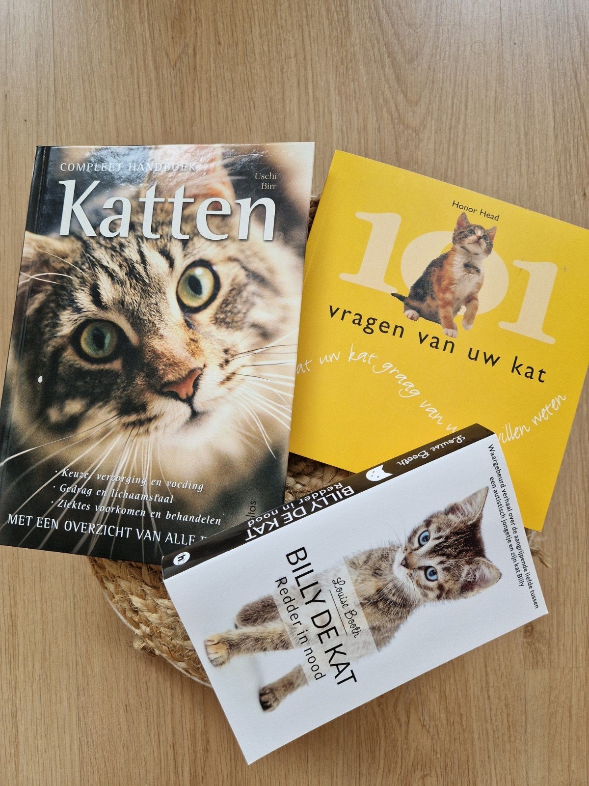 Set van 3 kattenboeken, Boeken, Ophalen of Verzenden, Gelezen, Katten