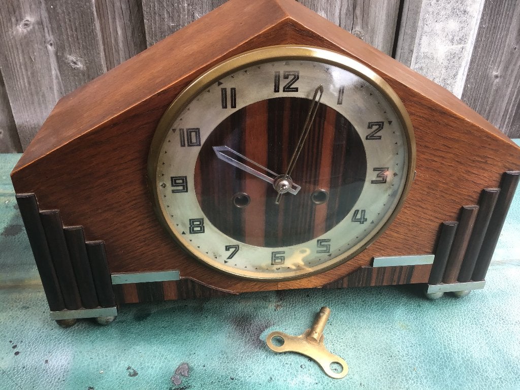 Art deco / amsterdamse school pendule, Verzenden