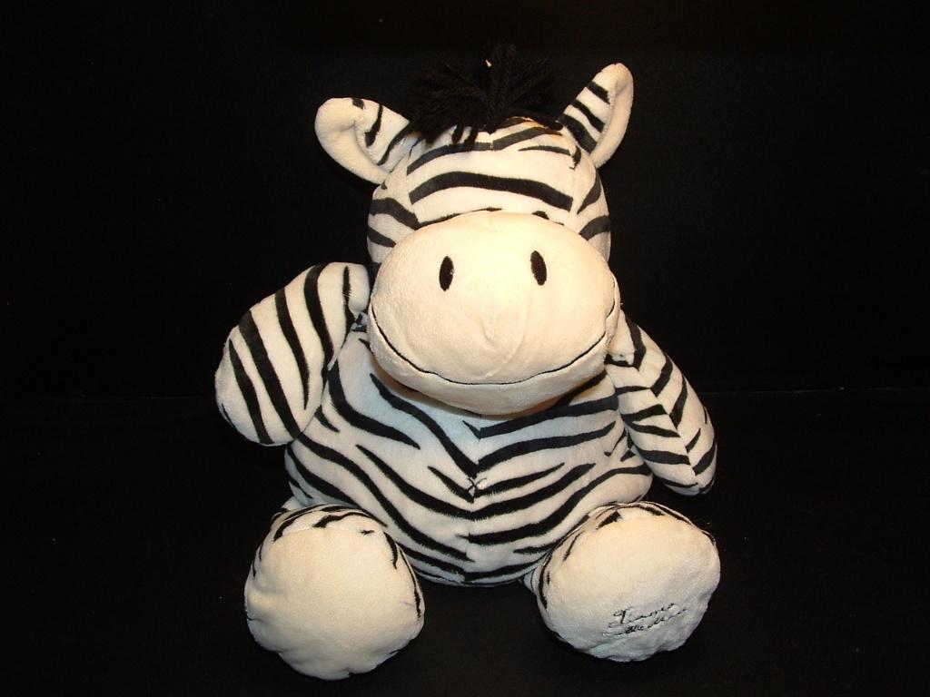 TIAMO ZEBRA GROOT VELOURS WIT MET ZWARTE STREPEN O, Verzenden, Nieuw, Overige typen