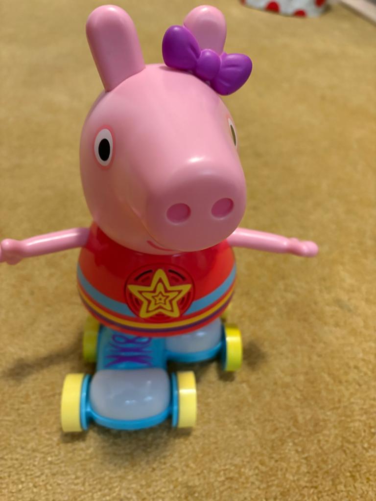 Peppa Big Rolschaatsen Speelfiguur, Ophalen of Verzenden, Gebruikt, Kinderen