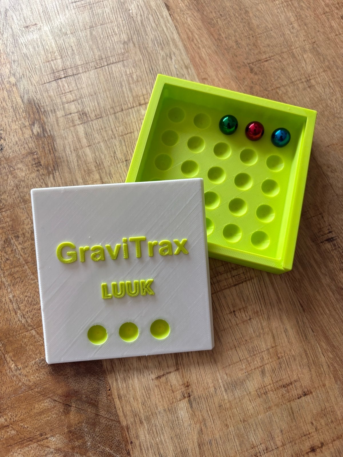 Gepersonaliseerd GraviTrax bal opbergdoosje, Kinderen en Baby's, Printanddesignbycorinda@outlook.com, Katwijk aan Zee, Jongen of Meisje