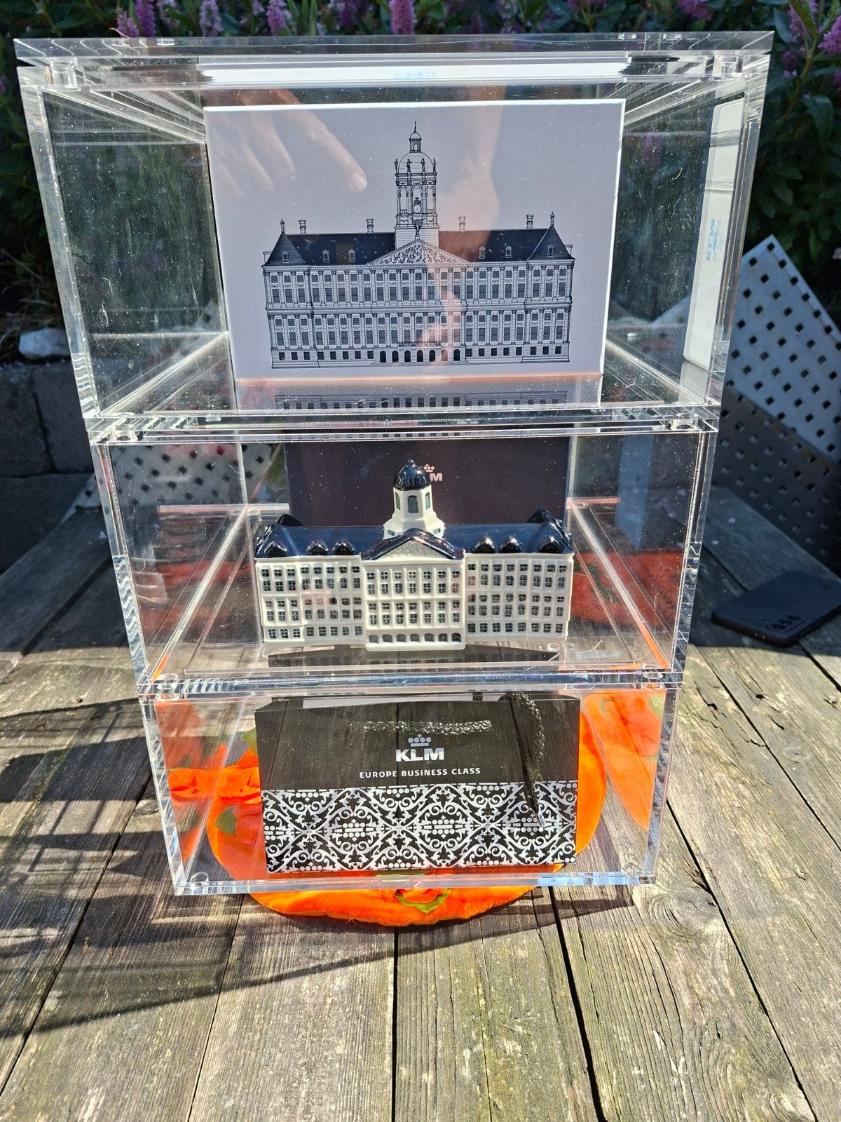 KLM huisjes  Paleis op de Dam Platinum uitvoering, Verzamelen, KLM Huisjes, Ophalen of Verzenden, Nieuw, Paleis of Waag