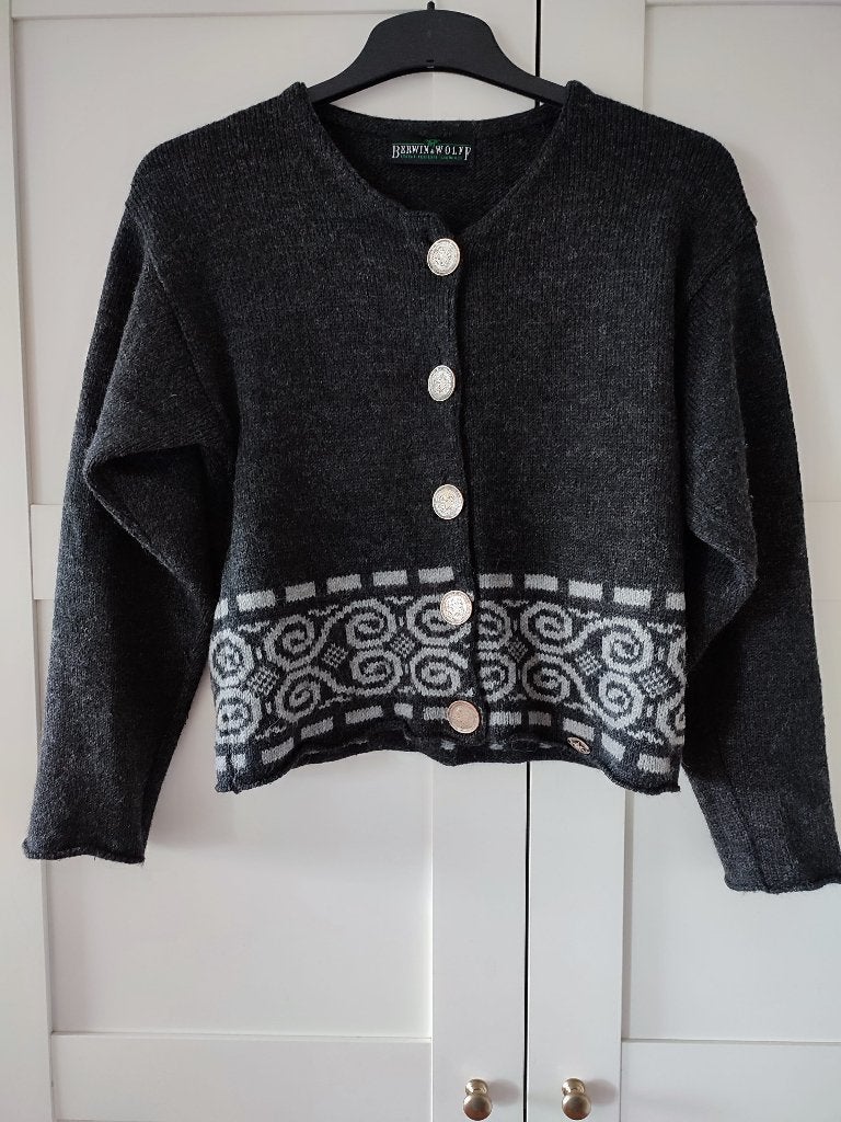 Berwin & Wolff Tracht-Folklore-Landhaus vestje M?, Kleding | Dames, Maat 38/40 (M), Berwin & Wolff, Ophalen of Verzenden, Grijs