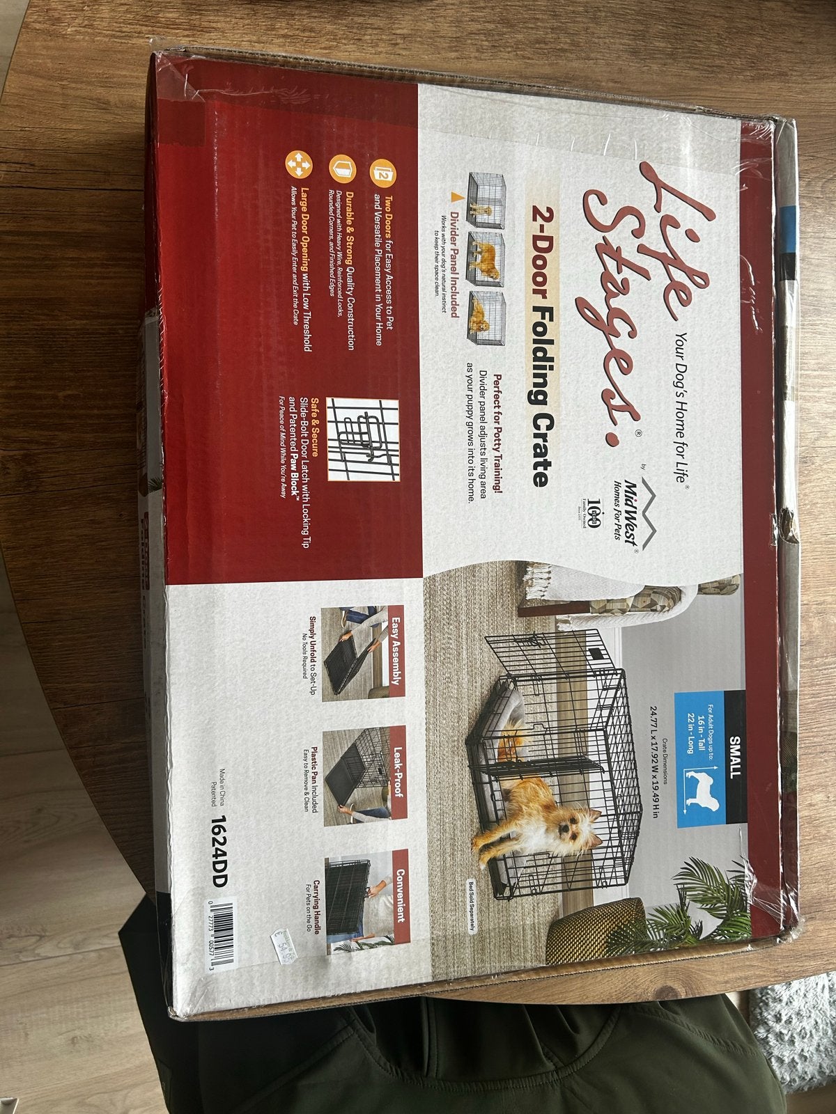 Bench voor puppy small, Dieren en Toebehoren, Hondenbenches, Ophalen, Zo goed als nieuw