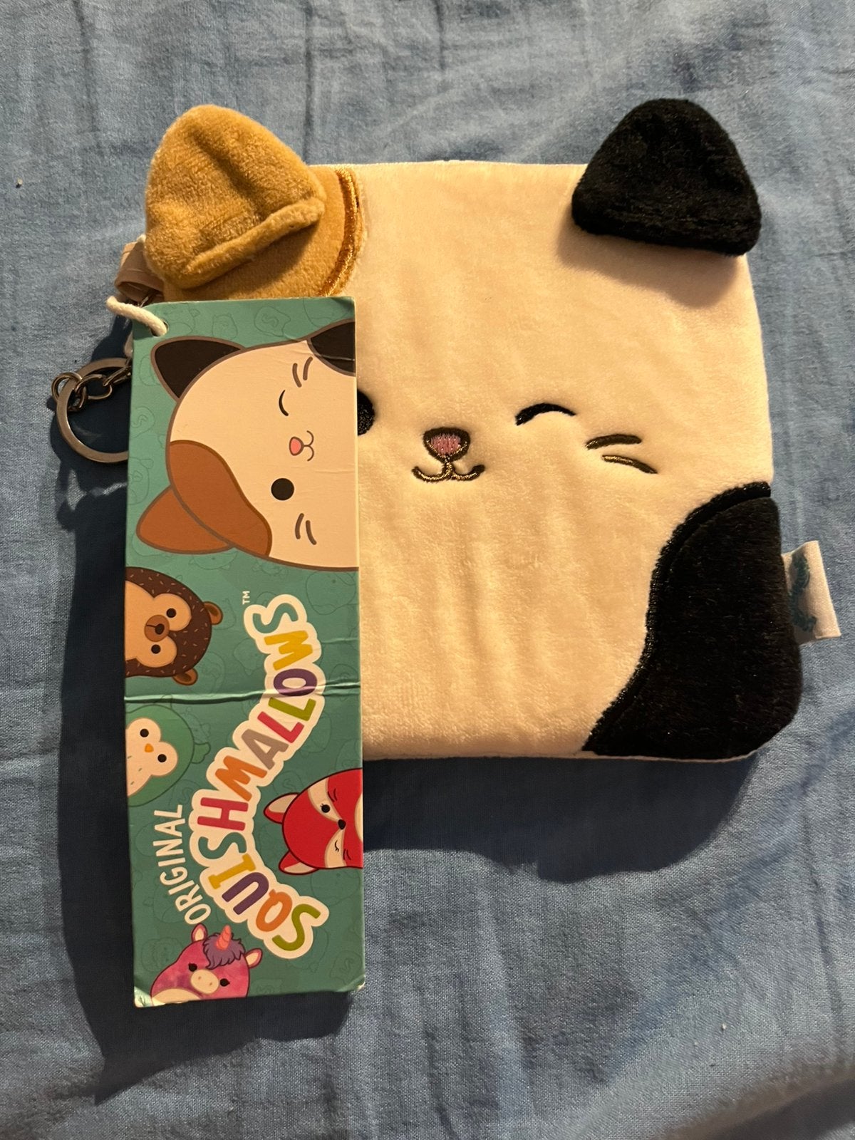 Schattige pluche portemonnee Squishmallows Cam the Cat, Dieren en Toebehoren, Ophalen of Verzenden, Zo goed als nieuw