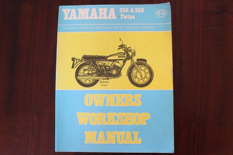 Yamaha YDS7 250cc YR5 350 twins 1970 onwards werkplaatsboek, Ophalen of Verzenden, Yamaha