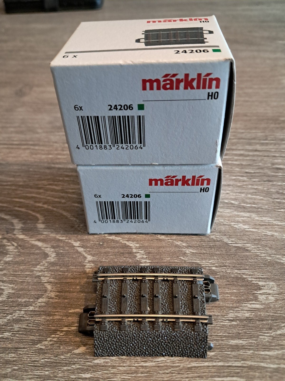 MARKLIN 24206 BOCHTSTUKJES C RAILS, Wisselstroom, Nieuw, Rails, Ophalen of Verzenden