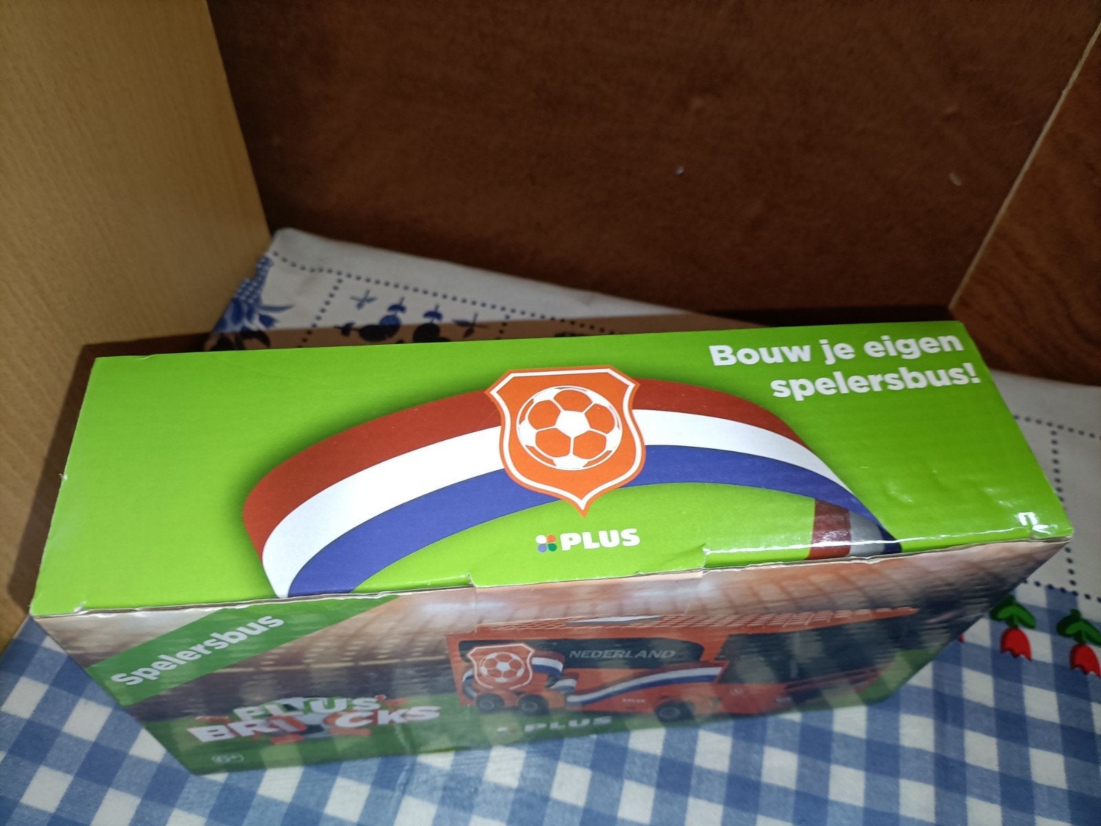 Nederlands Elftal voetbal bus Plus bricks = soort lego, Ophalen of Verzenden, Zo goed als nieuw