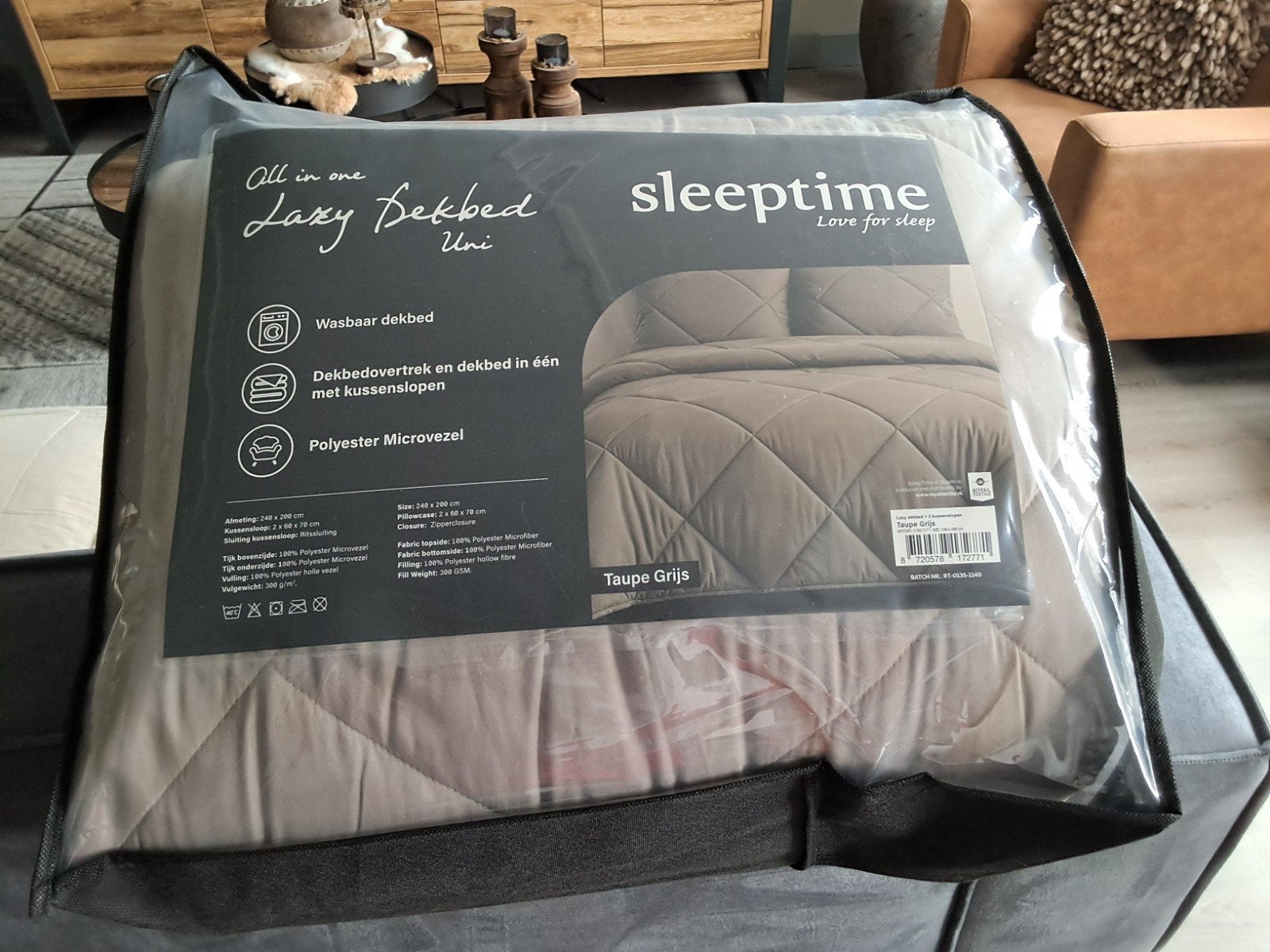 Te koop 2 persoons dekbed 2 in 1 geen overtrek nodig nieuw, Ophalen, Eenpersoons, Wit, Dekbedovertrek