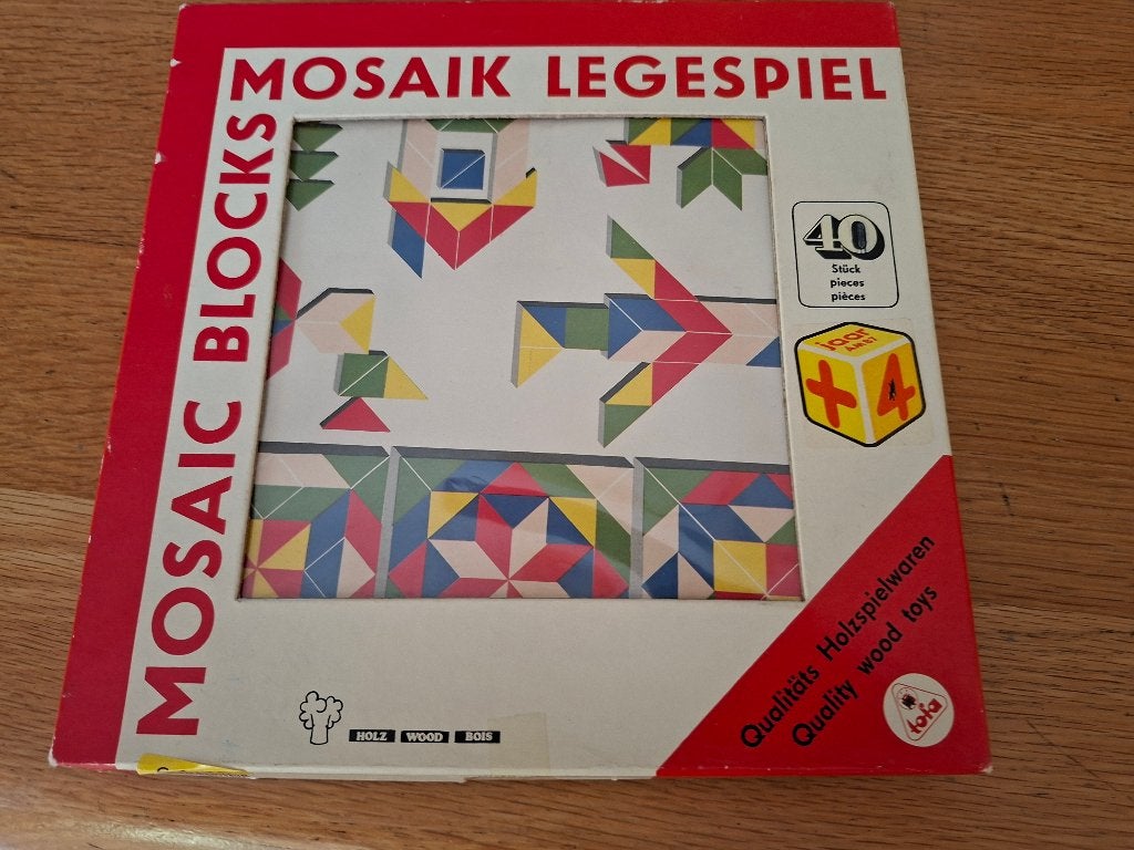 houten mozaïek legspel, Ophalen of Verzenden