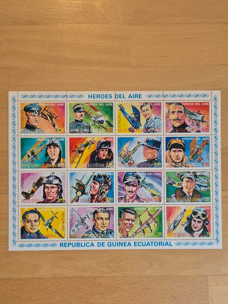 Equatoriaal Guinea 1977 luchtvaart, Ophalen of Verzenden, Overige landen, Postfris