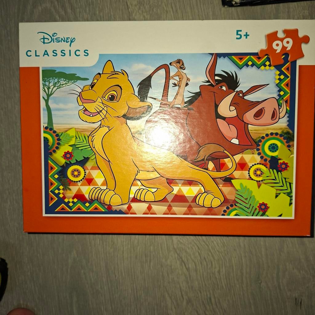 Puzzle Lion king, Ophalen of Verzenden, 10 tot 50 stukjes