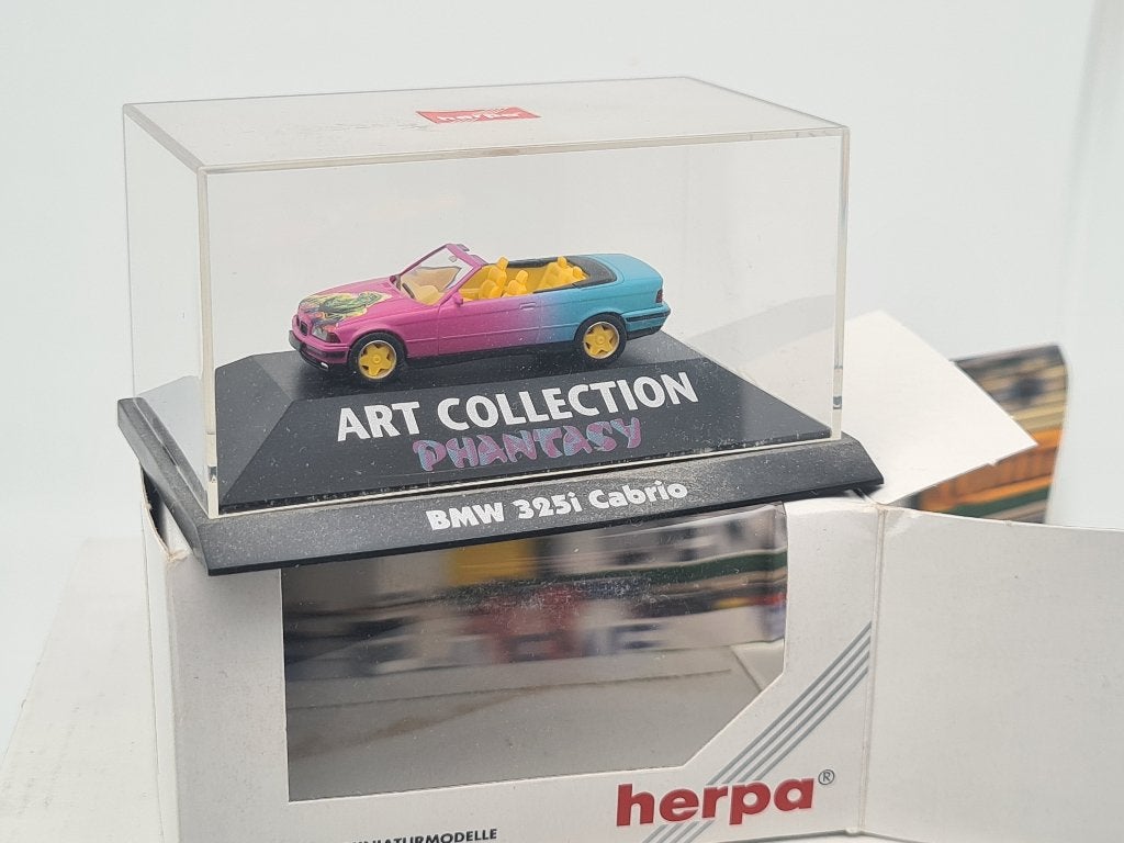 BMW 325i cabriolet "Phantasy" - Herpa 1/87 HO, Verzenden, Zo goed als nieuw, Auto, Herpa