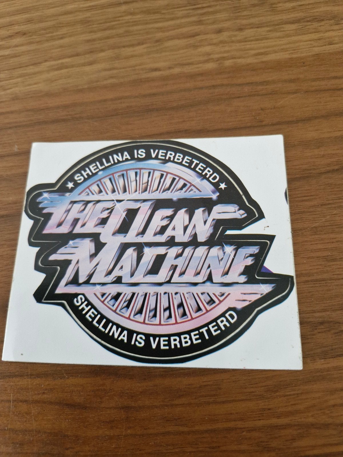 10794 Sticker "Shellina is verbeterd - The Clean Machine", Ophalen of Verzenden, Nieuw, Overige typen