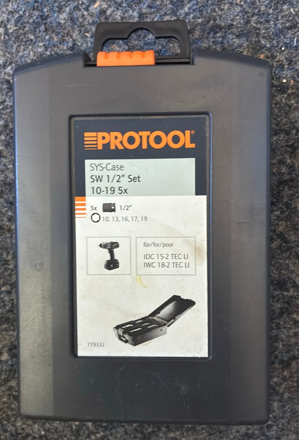 Protool krachtdop setje, Ophalen of Verzenden, Zo goed als nieuw