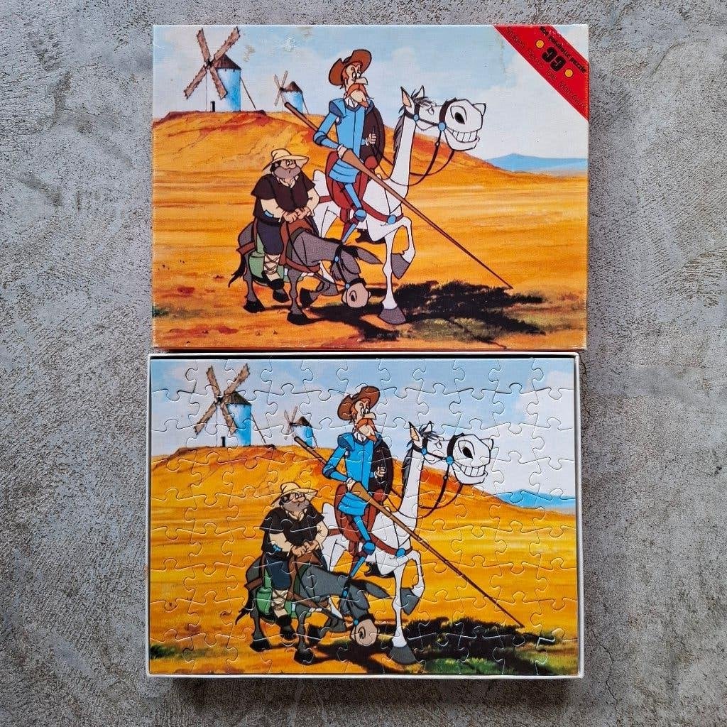 Flamenco puzzel don quichotte, Ophalen of Verzenden, Minder dan 500 stukjes, Zo goed als nieuw, Legpuzzel