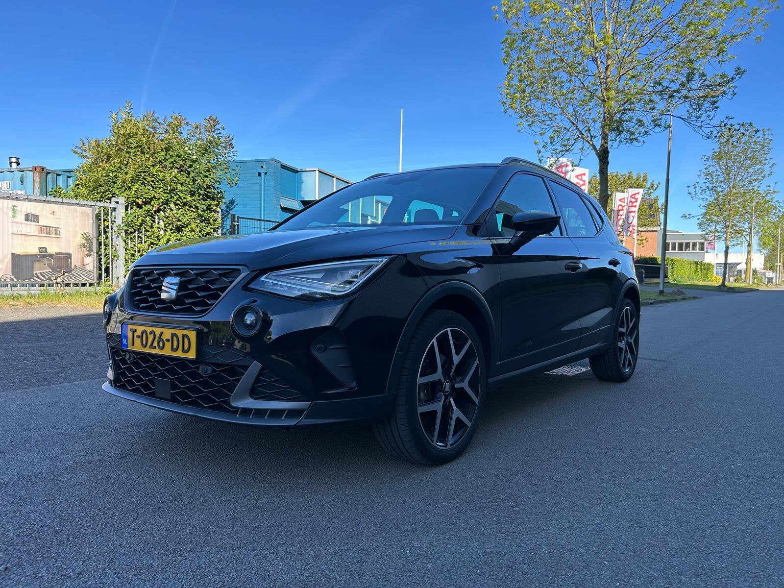 Seat Arona 1.5 TSI EVO FR 150pk Dsg-7 2021 Zwart, Auto's, 1498 cc, 4 cilinders, 1200 kg, 630 kg