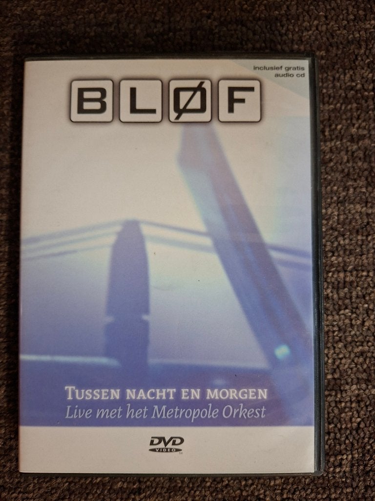 DVD Blof Tussen Nacht en Morgen, Alle leeftijden, Ophalen, Zo goed als nieuw, Concert