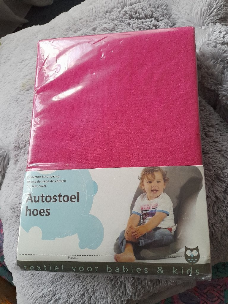 Roze autostoelhoes - Nieuw in verpakking, Ophalen of Verzenden, Nieuw