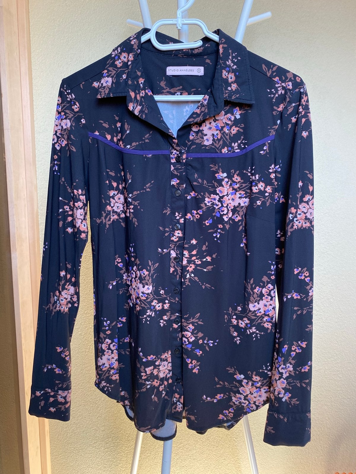 Studio Anneloes Zwarte blouse, Ophalen of Verzenden, Gedragen, Maat 38/40 (M), Zwart