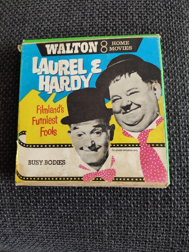 Laurel & Hardy Walton home movies Busy Bodies, Audio, Tv en Foto, Filmrollen, Ophalen of Verzenden, 16mm film