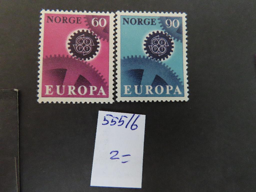 Noorwegen 555/6, Ophalen of Verzenden, Noorwegen, Postfris