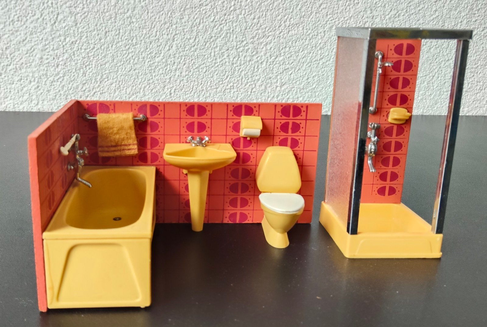 Lundby Badkamer Vintage Poppenhuis, Ophalen of Verzenden, Gebruikt, Sanitair