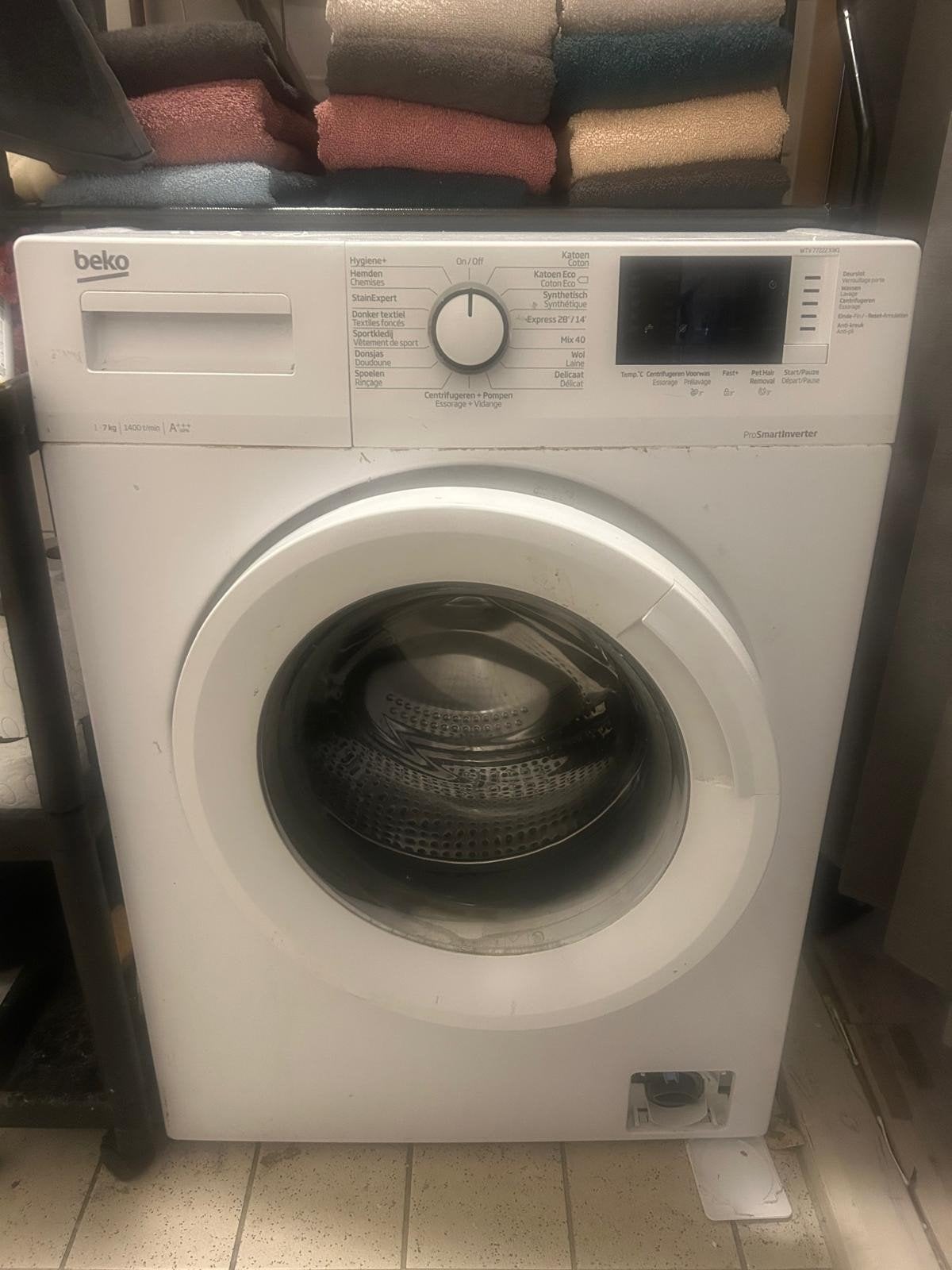 Beko WTV 77222 XW1 Wasmachine 7kg ProSmartInverter, Ophalen