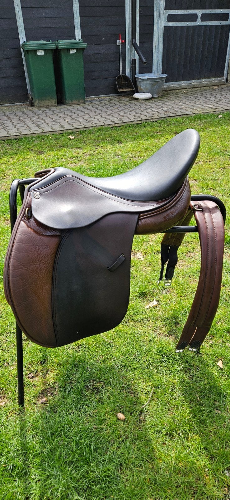 Massimo hoge schoft 18 inch veelzijdigheidszadel  HN 30, Ophalen of Verzenden, Gebruikt, Recreatie
