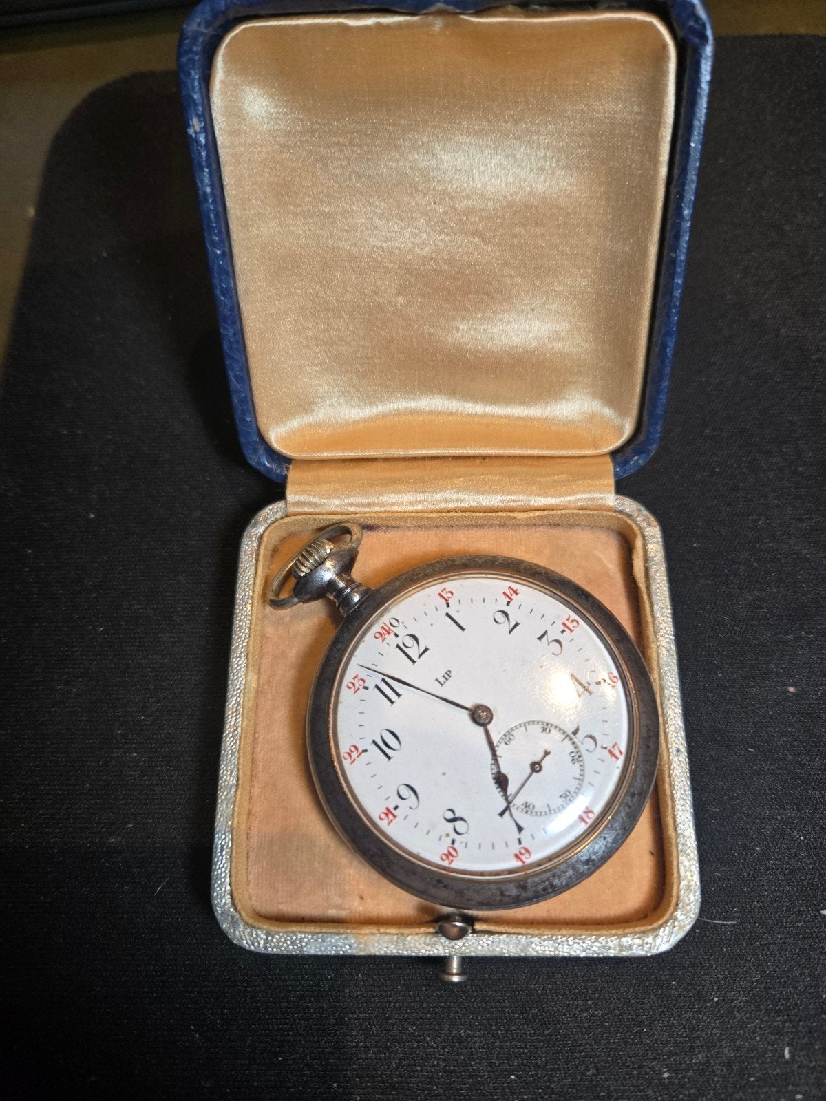 Antiek Lip Zakhorloge - 79,53gr, 50mm diameter, Ophalen of Verzenden, Overige materialen, Overige typen