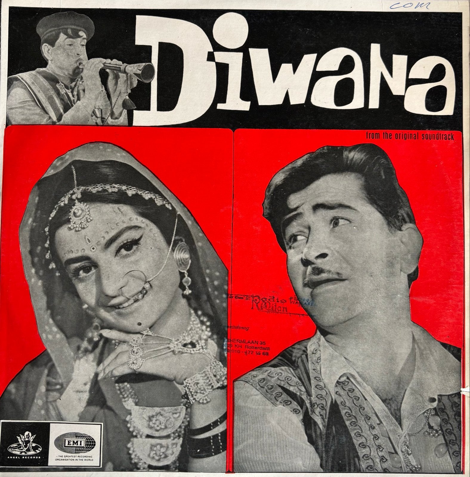 Diwana - Shankar Jaikishan - Bollywood Soundtrack LP, Gebruikt, Verzenden, Originele persing, 12 inch