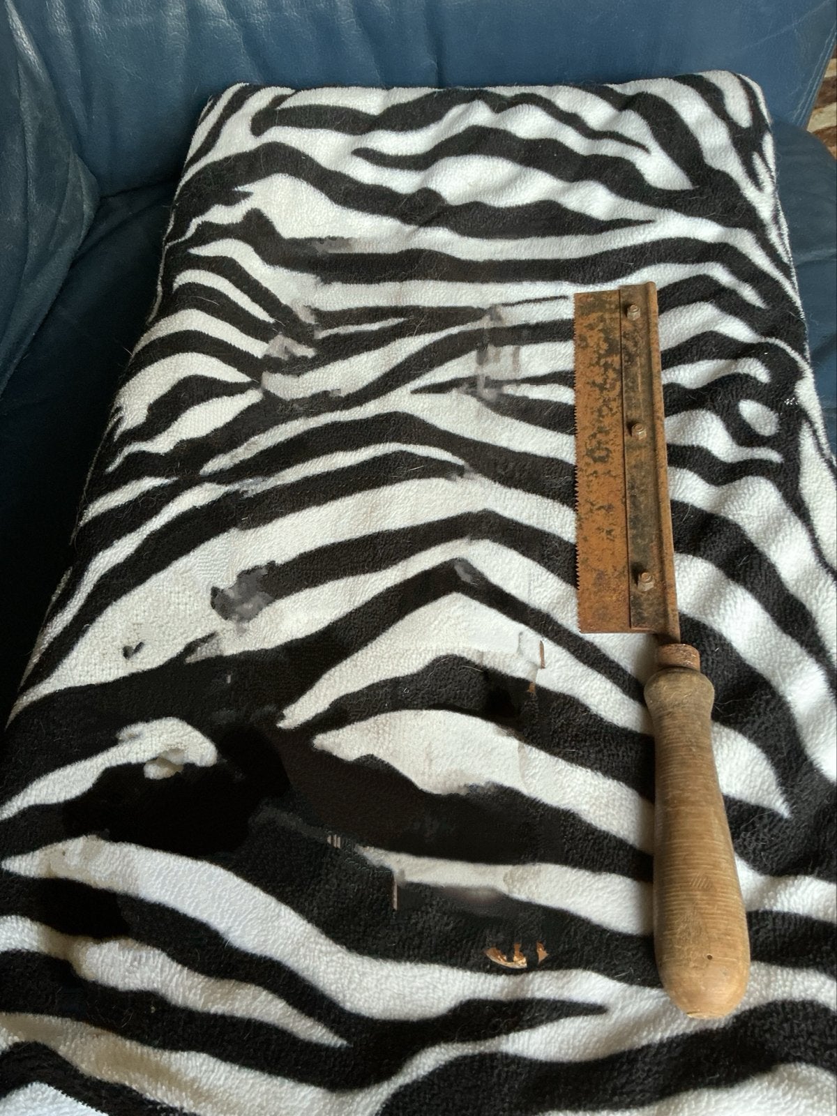 Vintage toffelzaagje 20 cm - Antiek handgereedschap, Antiek en Kunst, Ophalen of Verzenden