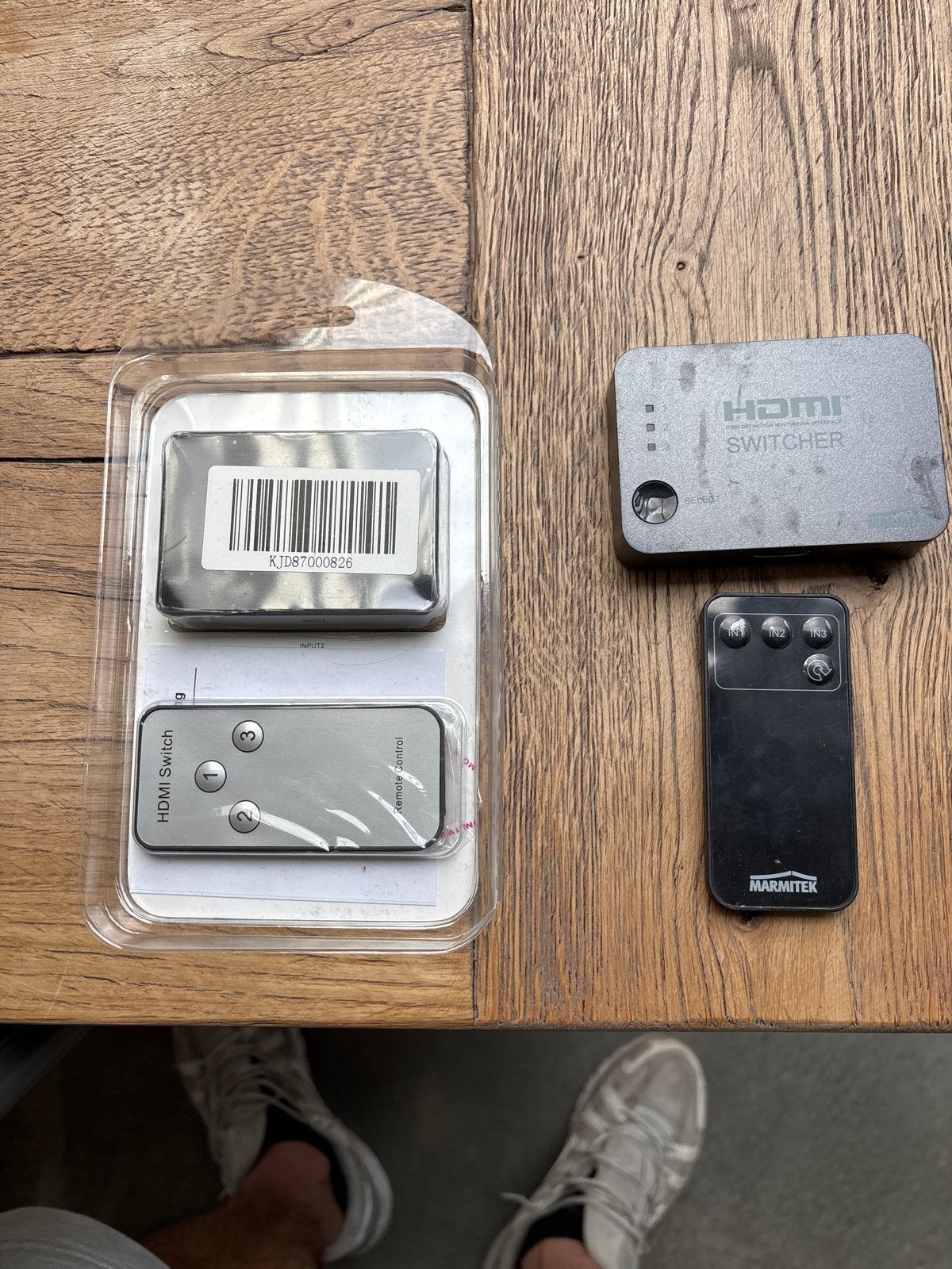 HDMI Switcher met afstandsbediening 2x, Ophalen, Gebruikt, Overige kabels