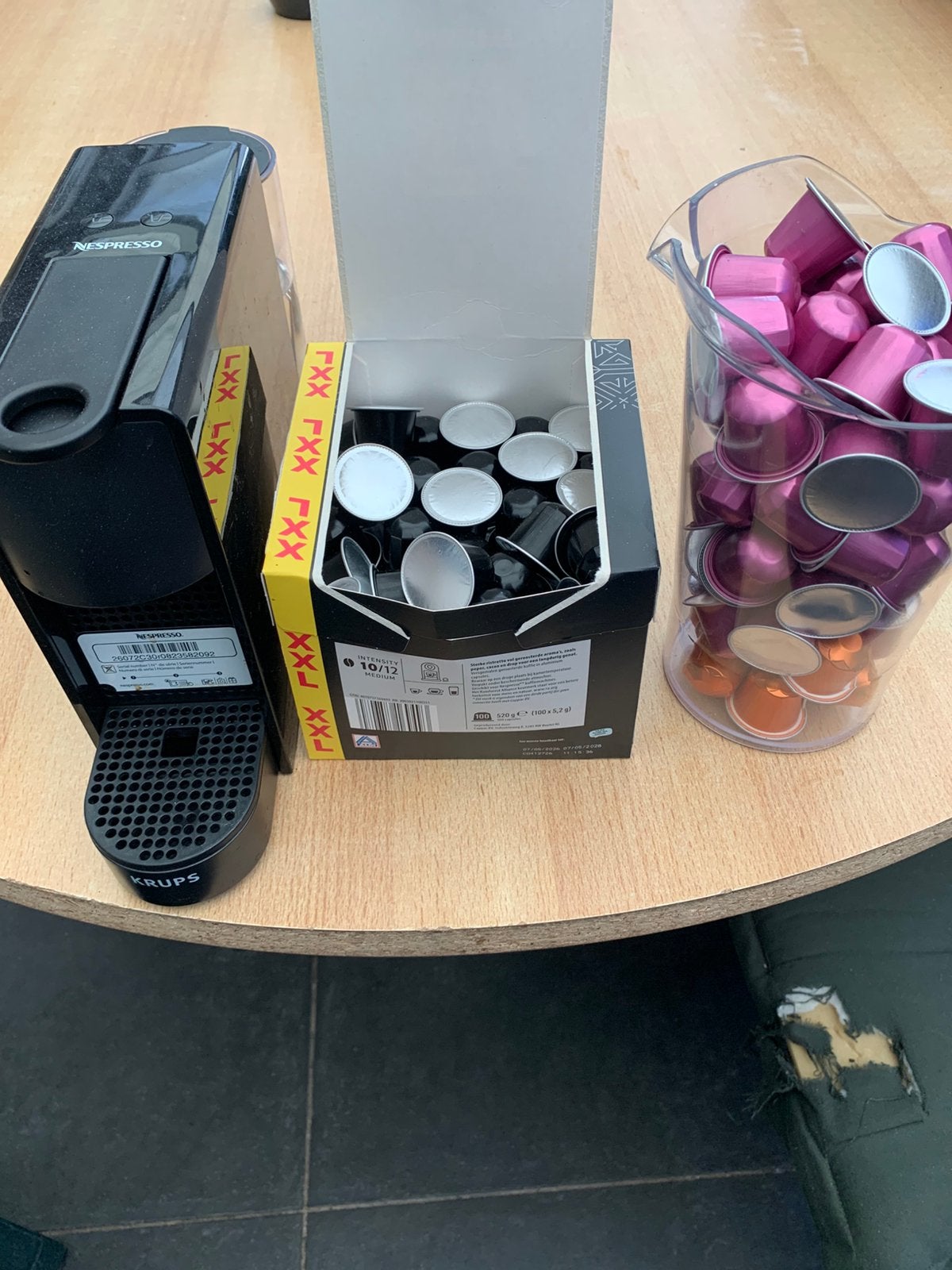 Krups nespresso machine, Witgoed en Apparatuur, Ophalen, Zo goed als nieuw