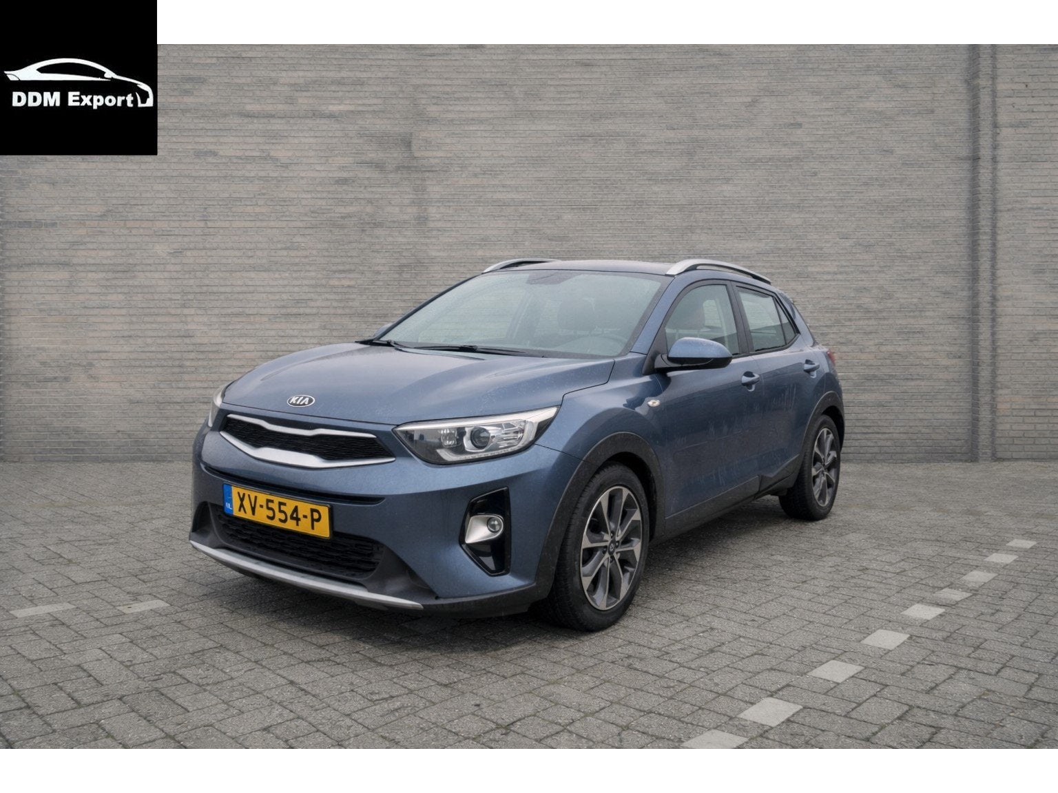 Kia Stonic 1.0 T-GDi DynamicLine | Airco | Navi | Trekhaak |, Voorwielaandrijving, Gebruikt, Euro 6, Blauw