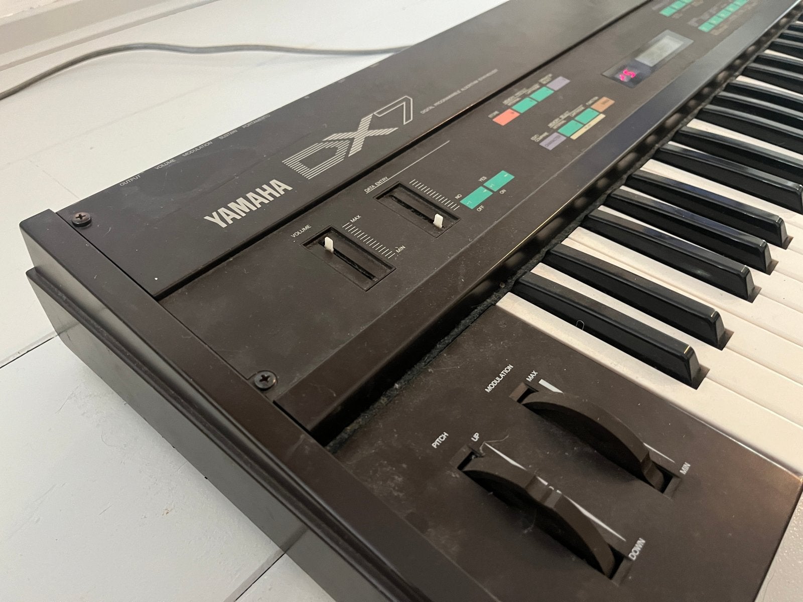 Yamaha DX7 Synthesizer, Ophalen, Yamaha, Met midi-aansluiting, 61 toetsen