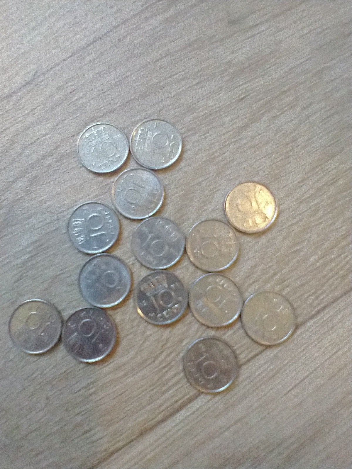 10 cent munten Nederland uit de jaren '60 en '70, Ophalen of Verzenden, Koningin Juliana, 10 cent, Losse munt