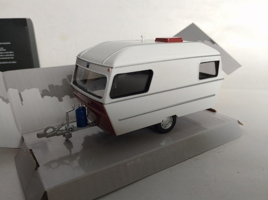 VW Cararama Caravan 1:43, Ophalen of Verzenden, Nieuw, Auto, Overige merken