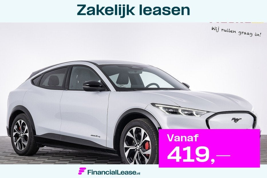 Ford Mustang Mach-E AWD 75 kWh | EL. Stoelen | LEDER | Full, Automaat, 12 maanden, 0 cilinders, Gebruikt