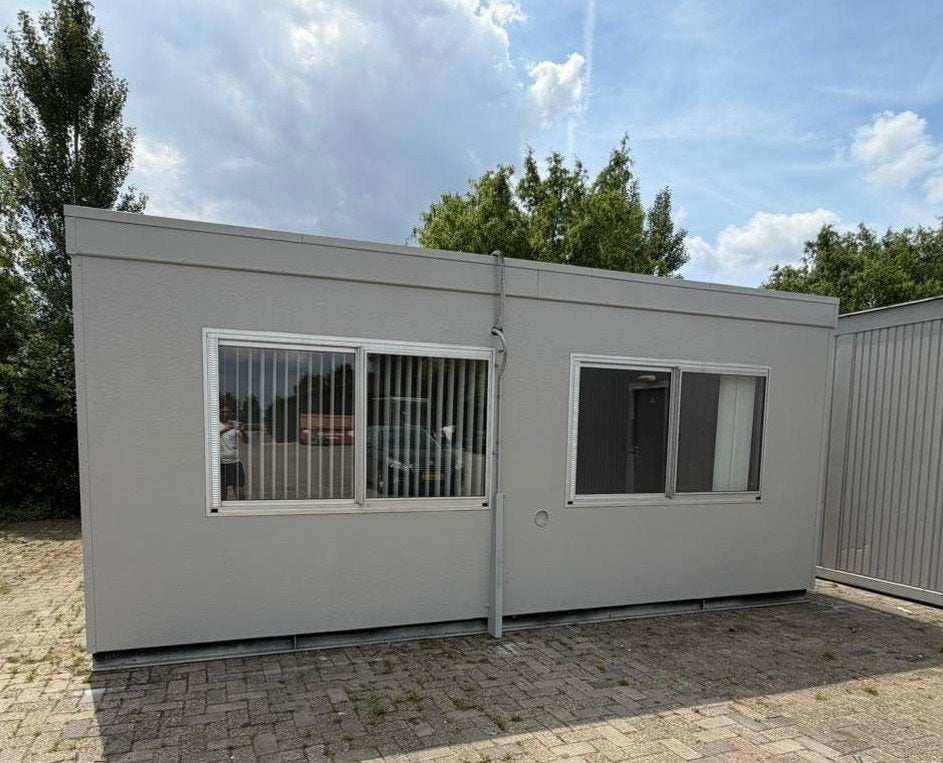 Kantoorunit, woonunit, schaft-bouwkeet, directiekeet. 6 x 7, Ophalen, Gebruikt
