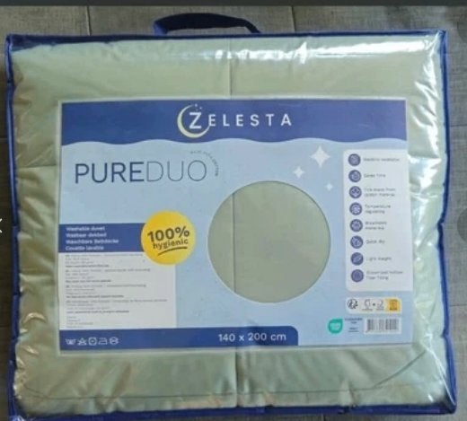 Zelesta Pure Duo Katoenen Dekbed, Huis en Inrichting, Eenpersoons, Nieuw, Ophalen of Verzenden, Deken of Dekbed
