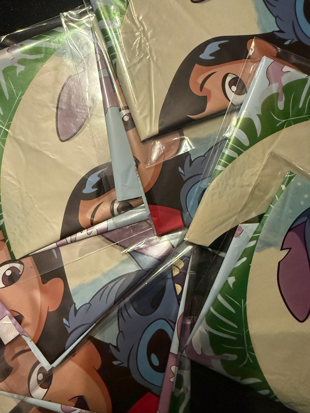 Lilo en Stitch folie ballon rond 45cm, Ophalen of Verzenden, Nieuw, Versiering, Verjaardag