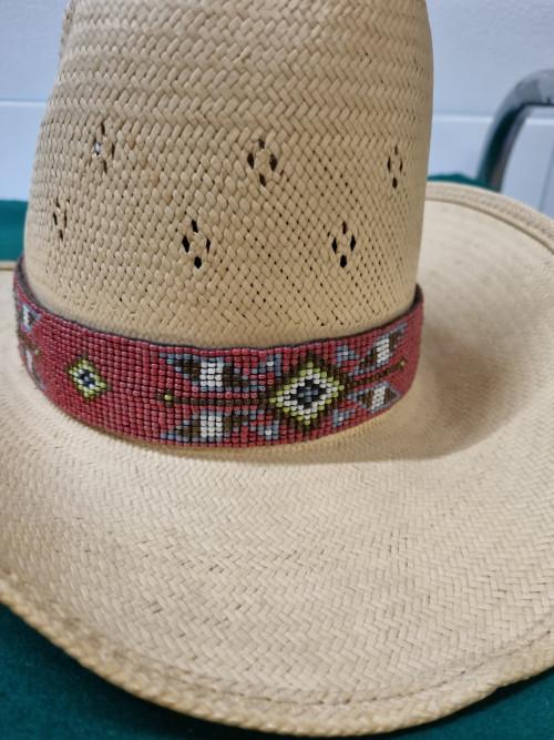 cowboy hoed artel 6 ¾ / 54 vintage strohoed, Kleding | Heren, Hoeden en Petten, Ophalen of Verzenden, 'T Olde Gre-j, Info@toldegrej.nl