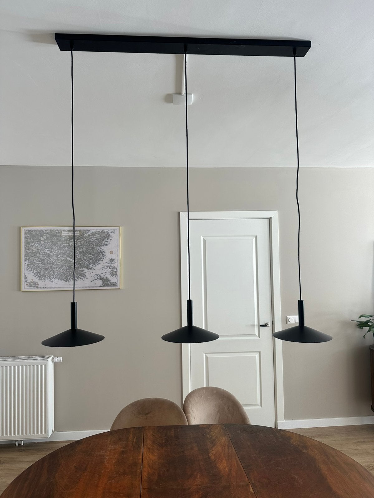 Hanglamp zwart eettafel, Ophalen, Zo goed als nieuw