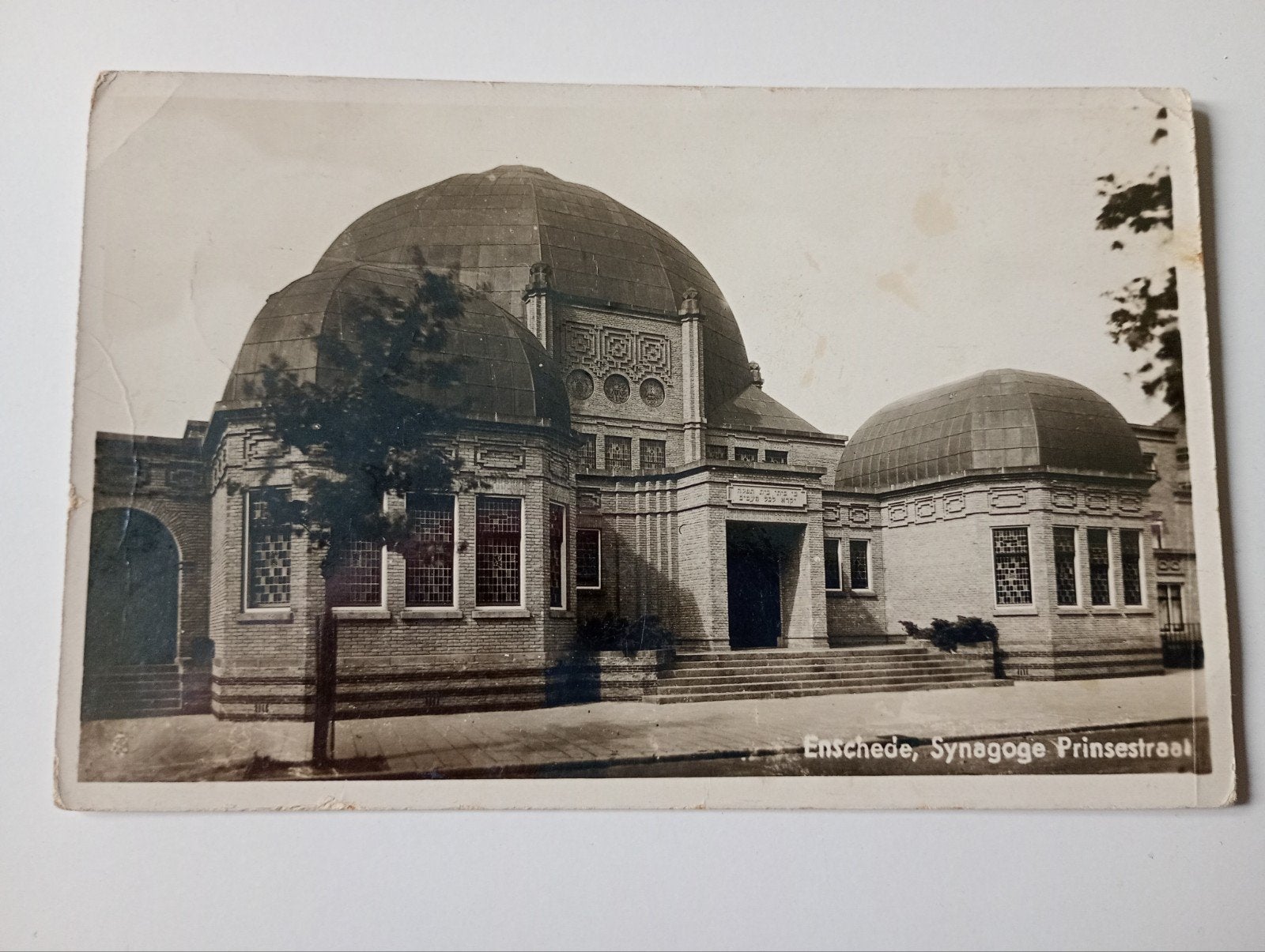 Enschede Synagoge 1939, Verzamelen, Ophalen of Verzenden, 1920 tot 1940, Gelopen, Overijssel