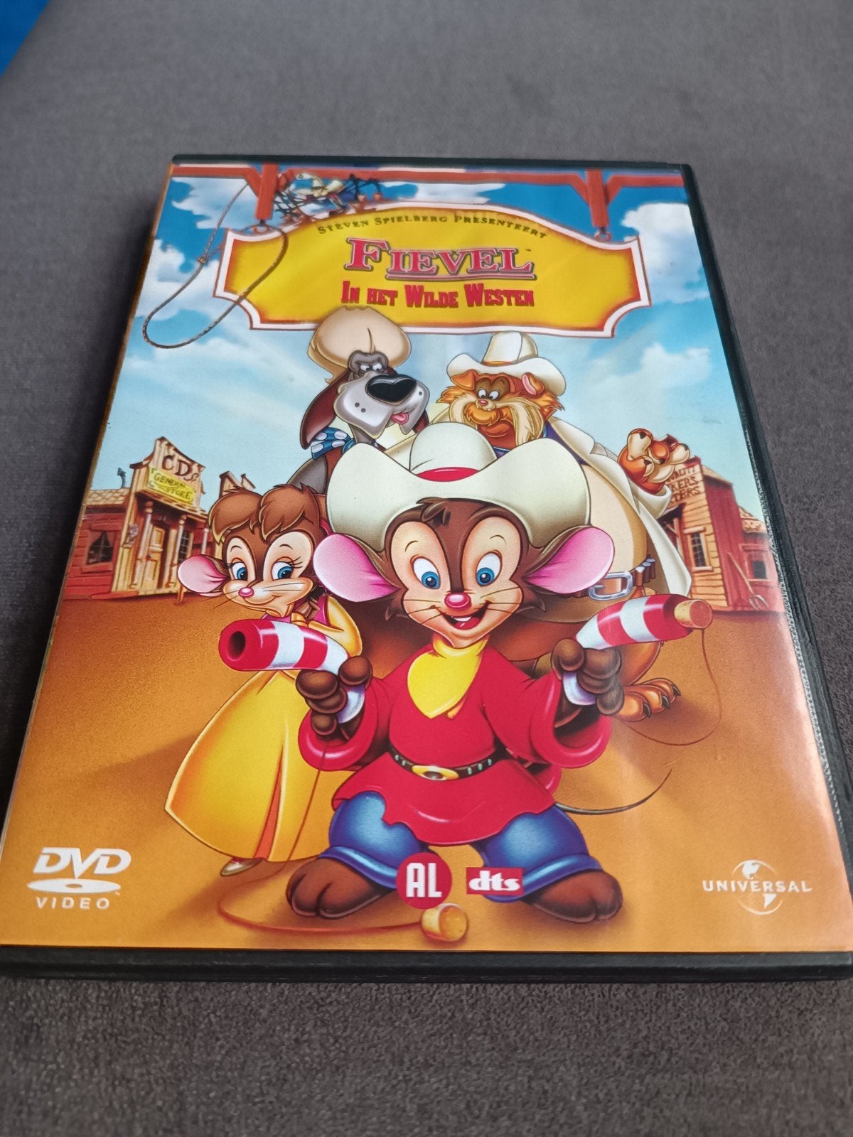 Fievel in het wilde westen - dvd, Alle leeftijden, Ophalen of Verzenden, Zo goed als nieuw, Europees