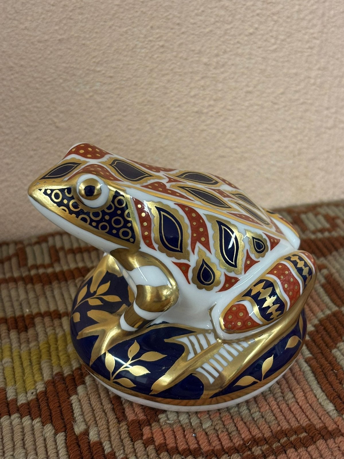 Kikker porcelein. Royal Crown Derby, English bone China, Ophalen of Verzenden